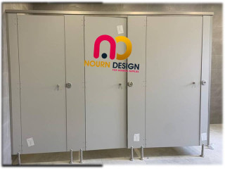 قواطيع وأبواب حمامات حديثة بأعلى جودة وأجمل تصميمات