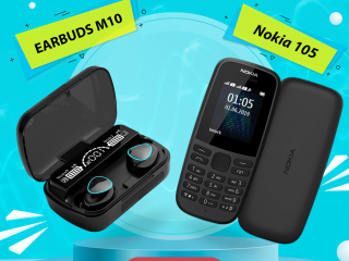 Nokia 105 + EARBUDS M10