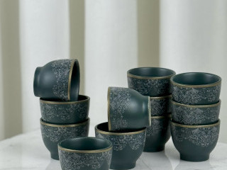 طقم أكواب قهوة فخم من سيفاس – تشكيلة راقية للضيافة والهدايا