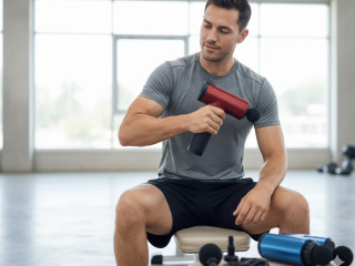 🌿 جهاز المساج المسدس – استرخاء وراحة في كل لحظة 🌿