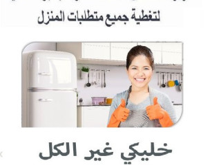 جربي عاملاتنا وخبرتهم وشوفي الفرق معنا بسرعة التنظيف والترتيب وبأقل سعر