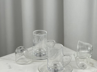 طقم أكواب شاي: لمسة فاخرة لديكور سفرتك وأناقة ضيافتك